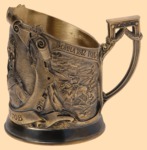 Подстаканник эксклюзивный Полководцы - Платов М.И. (литьё)