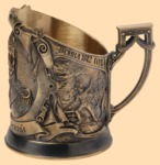 Подстаканник эксклюзивный Полководцы - Раевский Н.Н. (литьё)