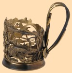 Подстаканник эксклюзивный Рыбачок (литьё)