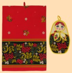 Кухонный набор Матрёшка Хохлома 2-х предметный