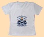 Футболка Матрёшка Гжель (размер M)