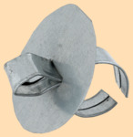 Зольник (заглушка, донышко) на дно самовара Оцинкованный металл