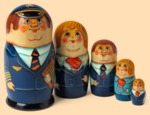 Матрёшка Аэрофлот (5 мест)