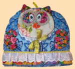 Грелка на чайник Сова