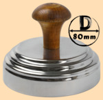 Тушилка, колпачок для самоварной трубы 80 мм (никелированная латунь, покрытие не боится воды)