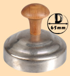 Тушилка, колпачок для самоварной трубы 65 мм (никелированная латунь, покрытие не боится воды, подходит для Советских самоваров, модель №4 )