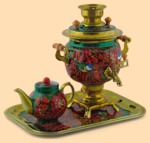 Набор электрический Птички на зелёном (3л)